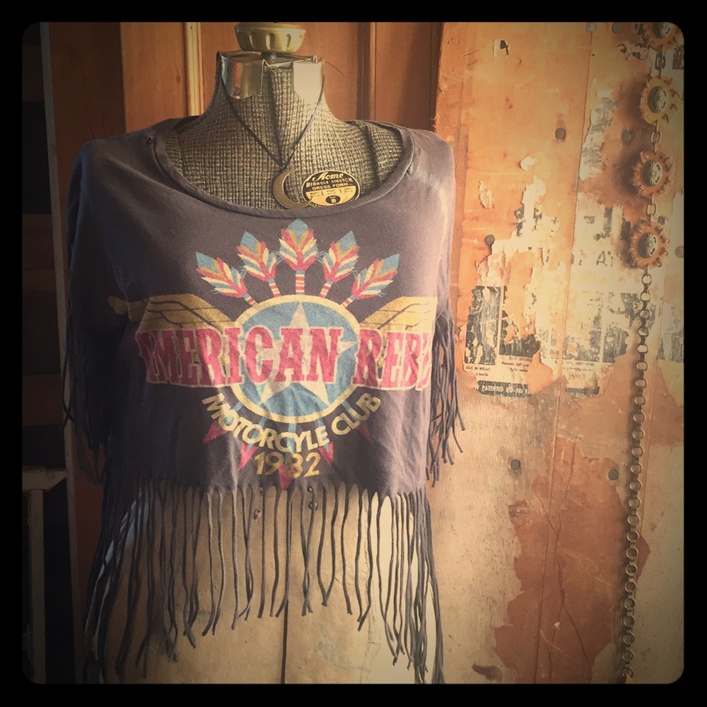 Fringe tee